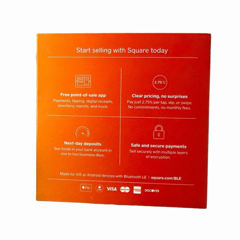 Square Credit Card Reader for Contactless and Chip Machine A-SKU-0113 - Sealed